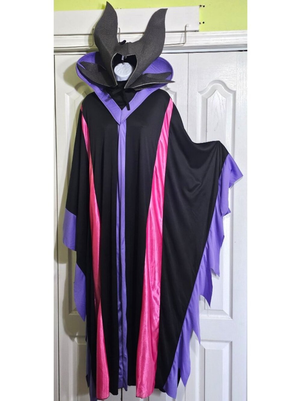 Maleficent Witch Adult Costume with Headpiece Disney Villains Disguise Women LG
